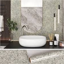 Papel Pintado Granito Gris Amarillo - 40cm x 900cm