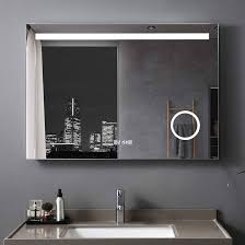 Espejo de Baño LED MEESALISA 100x70 cm