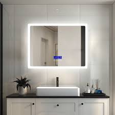 Espejo LED Antivaho 80x60cm con Bluetooth